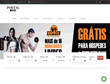 Tablet Screenshot of portalhotel.com.br